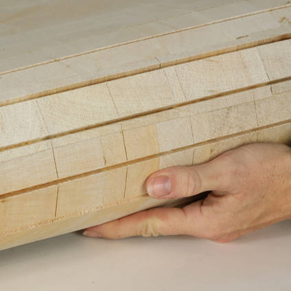 6.4mm End Grain Balsa Folded