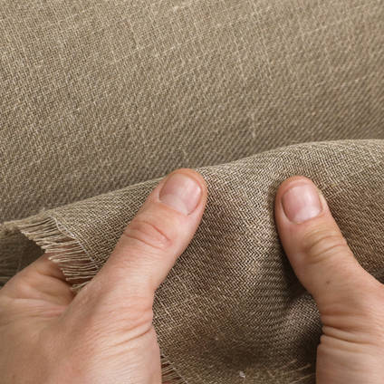 200g 2x2 Twill Flax Fiber Cloth Composite Reinforcement in Hand