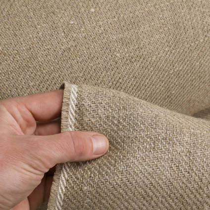 550g 2x2 Twill Flax Fiber Cloth Composite Reinforcement in Hand