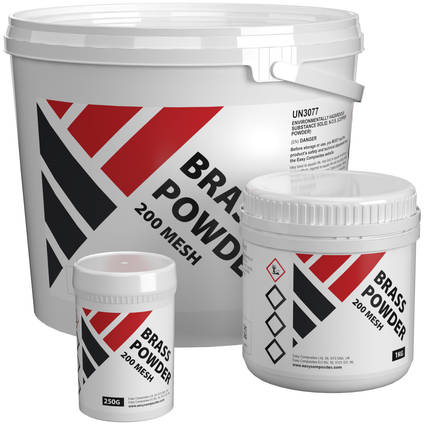 Brass Metal Powder - Range of Pack Sizes