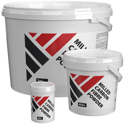Milled Carbon Fiber Powder - Range of Pack Sizes