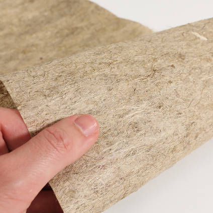 HF-NWM-100-480 Fibrilight Hemp Fiber Non- Woven Mat In Hand