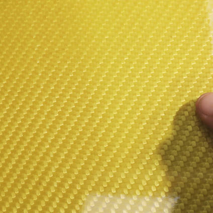 300g 2x2 Twill Weave Kevlar Cured Laminate Sample