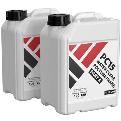 PC15 Water Clear Polyurethane Casting Resin 9.175kg Kit