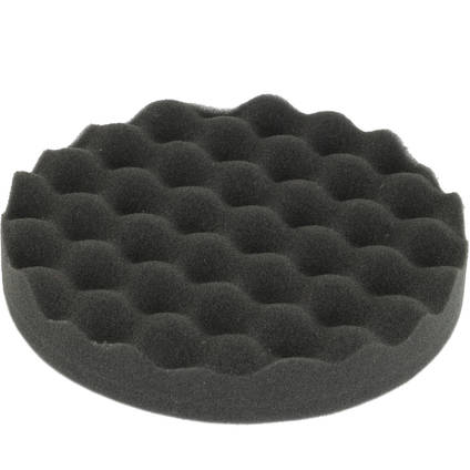 Soft Wavy Black Polishing Pad 150mm