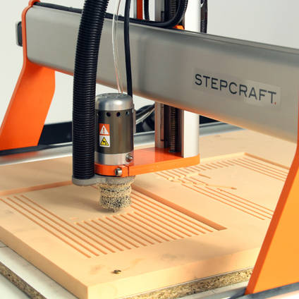 Machining PU240 Urethane Tooling Board on a Stepcraft CNC Router