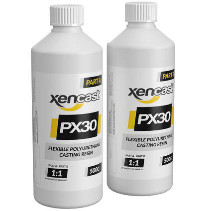 Xencast PX30 Soft Flexible Polyurethane Resin 1kg Kit