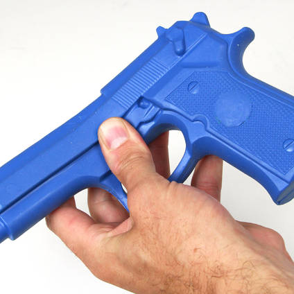Training Weapon cast using Xencast® PX60 Medium Flexible Urethane Rubber