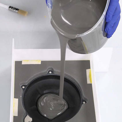 Casting the Opposite Side of a Compression Tool Using TC80 Tool Cast Epoxy Casting Resin