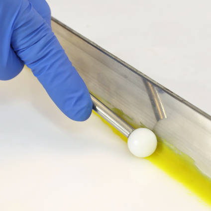 Using a Ball End Filleting Tool with the Filleting Wax