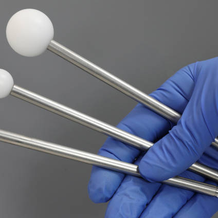 Set of 3 Ball End Filleting Tools in Hand