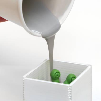 Pouring a Mold with CS25 RTV Silicone