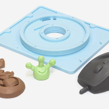 Castings made used the Xencast® Resin Casting Starter Kit with Added Pigments