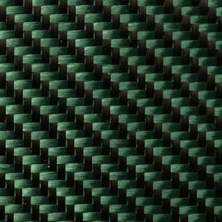 210g (6.2oz) Green 2x2 Twill 3k Carbon Fiber Cloth 1000mm (39") Thumbnail