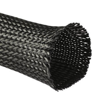125mm (5") 430g (12.7oz) 6k Heavyweight Braided Carbon Fiber Sleeve Thumbnail
