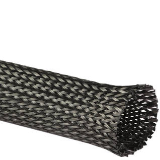 80mm (3.15") 430g (12.7oz) 6k Middleweight Braided Carbon Fiber Sleeve Thumbnail