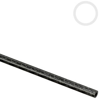5mm/3mm (0.197"/0.118") Woven Finish Roll Wrapped Carbon Fiber Tube 1000mm (39") Thumbnail
