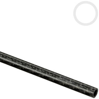 7mm/5mm (0.276"/0.197") Woven Finish Roll Wrapped Carbon Fiber Tube Thumbnail