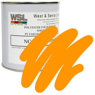 Tangerine Orange Polyester Pigment Thumbnail