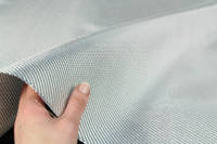 290g 2x2 Twill Alufiber Silver Glass In Hand Thumbnail
