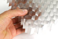 19.1mm (3/4") Cell Aluminum Honeycomb in Hand Thumbnail