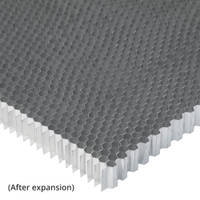 6.4mm (1/4") Cell Aluminum Honeycomb T=20mm (0.79"), 1250 x 625mm (49 x 25.7") Thumbnail