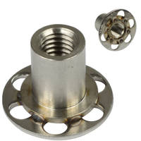 bigHead Female Threaded Collar Sighted Round Base M8 x 15mm Thumbnail