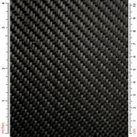 200g 2x2 Twill 3k Black Stuff Carbon Fiber Cloth Thumbnail