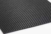 210g 2x2 Twill 3k Carbon Fiber Cloth Cured Laminate Sample Thumbnail