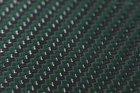 Green Carbon Fiber Cloth 2x2 Twill Cured Laminate Sample Thumbnail