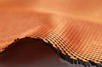 210g Carbon Fiber/Orange Kevlar Hybrid Fabric Closeup Thumbnail
