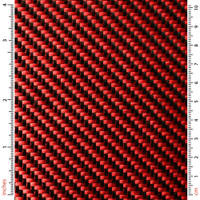 Red Carbon Fiber Cloth 2x2 Twill Thumbnail