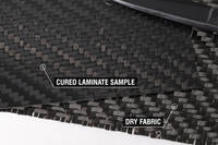 450g 2x2 Twill 12k Carbon Fiber Cloth Cured Laminate Sample Thumbnail