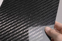 450g 2x2 Twill 12k Carbon Fiber Cloth Cured Laminate Sample Thumbnail