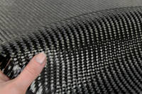 450g 2x2 Twill 12k Carbon Fiber Cloth In Hand Closeup Thumbnail