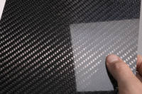 650g 2x2 Twill 12k Carbon Fiber Cloth Cured Laminate Sample Thumbnail