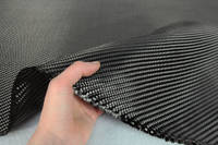 650g 2x2 Twill 12k Carbon Fiber Cloth In Hand Thumbnail
