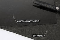300g Carbon Fiber Non-Woven Mat Cured Laminate Sample Thumbnail