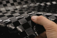 18mm Spread-Tow Plain Weave Carbon Fiber Cloth In Hand Thumbnail
