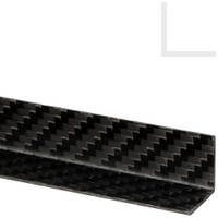Carbon Fiber Angle 15x15mm 1mm Wall Thickness Thumbnail