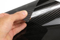 Textured Reverse Side on Non-Adhesive Backed Version of our Carbon Fiber Veneer Thumbnail