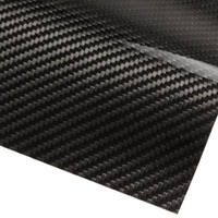 Carbon Fiber Veneer Sheet T=0.25mm (0.01"), 500 x 245mm (19.7 x 9.6") Thumbnail