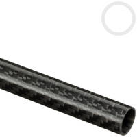 14mm/12mm (0.551"/0.472") Woven Finish Roll Wrapped Carbon Fiber Tube 1000mm (39") Thumbnail
