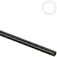 6mm (4mm) Woven Finish Roll Wrapped Carbon Fiber Tube Thumbnail
