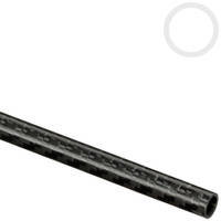 8mm/6mm (0.315"/0.236") Woven Finish Roll Wrapped Carbon Fiber Tube 1000mm (39") Thumbnail