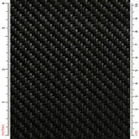 200g 2x2 Twill Carbon Black Twaron Cloth Thumbnail