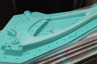 A CNC Machined Pattern for a Mountain Bike Frame Mold Thumbnail