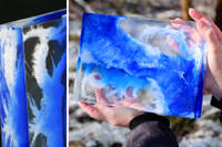 Layered Resin Art Created Using GlassCast® 10 Clear Epoxy Resin and Pigments Thumbnail