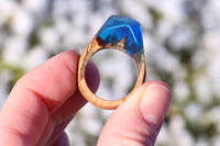 Salvaged Wood and Resin Ring Made Using GlassCast 10 Epoxy Resin Thumbnail