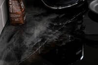 GlassCast Cosmic Black Granite Resin Countertop Coffee Machine Square Thumbnail